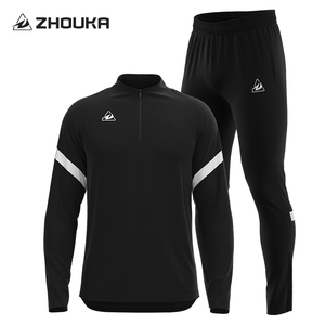 <span class=keywords><strong>Tuta</strong></span> Sportiva da Allenamento Calcio OEM Personalizzata Felpa Pullover a Sublimazione per Squadra di Club Giacca e Pantaloni da Riscaldamento - Product Image 2