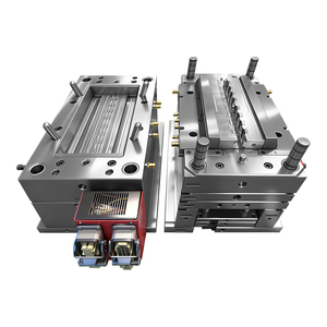 แม่พิมพ์ฉีดพลาสติกแบบคลิป รุ่นใหม่ วัสดุ ABS 1*8 ช่อง ยี่ห้อ <span class=keywords><strong>YUDO</strong></span> ระบบล็อค 8 จุด  วัสดุเหล็ก 2344 HRC48-52 ขัดเงาด้านหลัง - Product Image 3