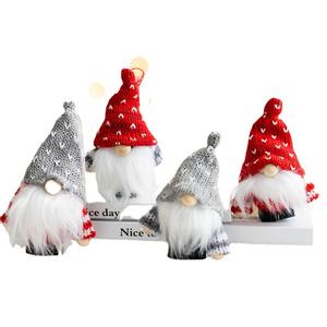 Super morbido eco-friendly lavato peluche albero di natale orso ciondolo Babbo Natale elfo per alleviare lo Stress PP cotone - Product Image 5