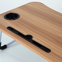 Bureau d'ordinateur en bois massif pour ordinateur portable, table d'étude