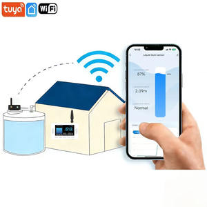LoRa Kablosuz Sıvı Seviye Kontrol Cihazı Akıllı Tank Monitörü LCD Ekranlı Su Geçirmez Sensör ile Uzaktan Su, Yağ ve Yakıt Yönetimi için - Product Image 1