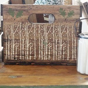 Pochoirs à grandes feuilles pour la <span class=keywords><strong>peinture</strong></span> sur bois, toile - Ensemble de pochoirs à <span class=keywords><strong>peinture</strong></span> réutilisables - Pochoirs à feuilles pour murs, meubles et enseignes - Scr - Product Image 5