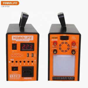 Taşınabilir açık kamp etkinliği güneş kiti 150 watt güneş aydınlatma sistemi güneş panelleri yedek lityum pil - Product Image 6