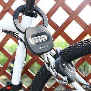 Candado de Bicicleta Antirrobo Resistente al Agua Tonyon, Candado de Cadena con Combinación de 4 Dígitos con Bolsa para Scooter Eléctrico y Bicicleta Eléctrica - Product Image 2