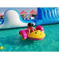 Nouveau bateau à pagaies pour enfants, mini bateau en plastique certifié CE, logo personnalisé pour piscine, parc d'attractions, location en station balnéaire