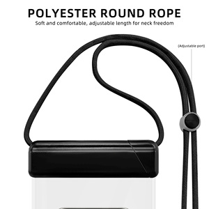 Ipx8 điện thoại không thấm nước Túi zonysun 8 inch phổ rõ ràng màn hình cảm ứng thân thiện Pouch cho bơi lặn bãi biển - Product Image 6