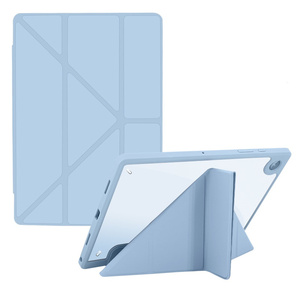 Custodia per Tablet per Samsung <span class=keywords><strong>Galaxy</strong></span> <span class=keywords><strong>Tab</strong></span> <span class=keywords><strong>S8</strong></span> <span class=keywords><strong>Ultra</strong></span> Plus Cover posteriore trasparente <span class=keywords><strong>S8</strong></span> T970 S7 FE A7 S6 Lite A8 10.5 con custodia portamatite