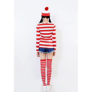 Costume da Cosplay di Personaggi Anime 'Dove è Wally?' per Donne, Costume Sexy da Studentessa per Halloween - Product Image 6