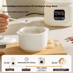 Pentola lenta in ceramica digitale 6-in-1 <span class=keywords><strong>Timer</strong></span> da 15 ore 1L stufato a bagnomaria da tenere in caldo per zuppa 1L Auto da tenere in caldo - Product Image 5