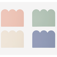 Nouveau design de qualité alimentaire anti-taches antidérapant pour tout-petits tapis de table pour manger napperon en silicone pour enfants