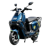 Scooter électrique à forte capacité de charge 300 kg, moto électrique avec moteur 800W, 1000W, 1200W, 1500W en option, longue autonomie 40-90 km, cyclomoteur électrique