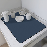 Sous-verre carré en silicone alvéolé, tapis de bar à café, tapis de comptoir de cuisine, chemin de table, tapis de séchage