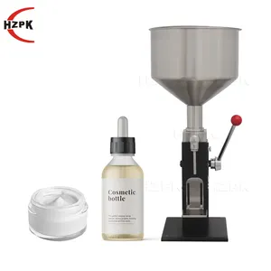 A03 machine de remplissage manuelle de flacon compte-gouttes d'huile essentielle de parfum de lotion pour le liquide de pâte