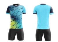 Ensemble de maillots et shorts de football personnalisés, uniforme d'équipe, séchage rapide, respirant, sublimation intégrale, vente en gros, fournisseur d'usine OEM ODM