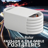 Herstellerdirektvertrieb Maßgefertigtes 3A USB Typ-C Kabel für Schnelles Laden 1M Hochgeschwindigkeits-Datenkabel Reines Kupfer Kamera