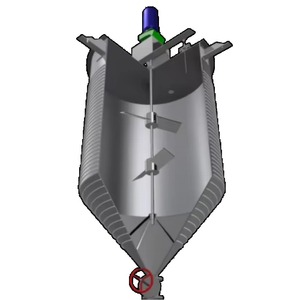 Electromagnetic Heating Stainless Steel Reaction <b>Kettle</b> Chemical Jacketed Reactor for Food Paste Processing - Product Image 4