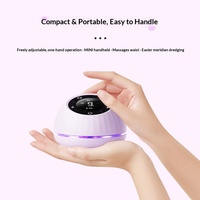 Brosse de massage lymphatique électrique mini 3 vitesses pour le corps entier, outil de raclage des méridiens pour le modelage et le Gua Sha du dos