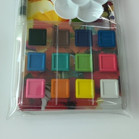 Ensemble de peinture à l'aquarelle de 17 pièces, ensemble d'art, blocs de couleurs, palette, pinceaux pour l'école et l'usage créatif