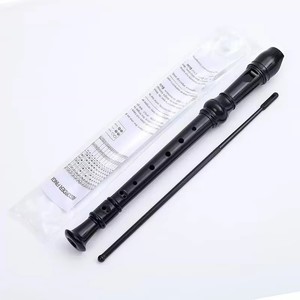 Flûte verticale en plastique pour étudiant transfrontalier pour l'exportation Flûte alto de style allemand à 8 trous Flûte blanche <span class=keywords><strong>Vente</strong></span> directe d'usine Verticale - Product Image 2