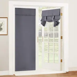 XL-NY легко установить изолированный мягкий полиэстер Магнитный уединенный офисный французский дверной оконный занавес