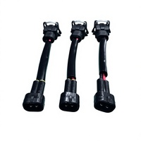 Kabel Adaptor Konektor Injektor Bahan Bakar 2 Pin OEM Custom EV1 ke EV6, Kabel Harness Konversi Otomotif