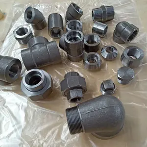 Class 3000 A105 carbon steel npt forged-steel-pipe-fittings forged pipe fittings 3000lbs coupling