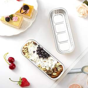 Molde para hornear mini panecillos blanco plateado con tapas, Canadá, 6.8 oz, 200 ml, 6/26 cm - Product Image 5