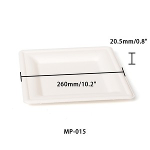 Disposable <b>Lunch</b> <b>Box</b> 231mm Biodegradable Food Grade MH-015 - Product Image 3