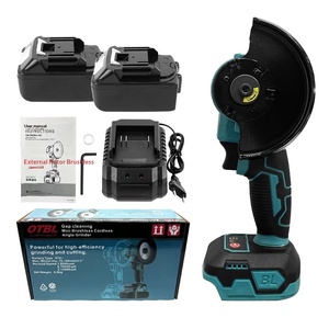<span class=keywords><strong>Meuleuse</strong></span> d'angle compacte sans balais à rotor externe rechargeable de 4 pouces, haute performance pour le polissage et le nettoyage des joints - Product Image 6