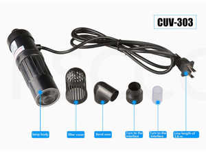 <span class=keywords><strong>Lampe</strong></span> <span class=keywords><strong>UV</strong></span> <span class=keywords><strong>SUNSUN</strong></span> 3W pour aquarium, petit réservoir de poissons CUV-303 - Product Image 6