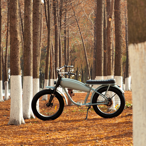 Nouveau style Vélo électrique tout-terrain 500W 24" X 4.0 à pneus larges 48V 15AH, rapide, avec selle longue pour adultes - Product Image 1