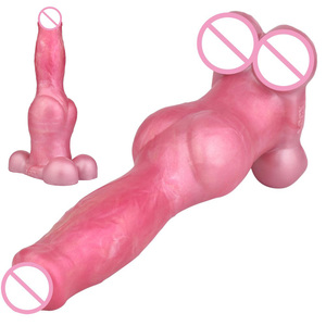 YOCY <span class=keywords><strong>precio</strong></span> al por mayor gran pastor <span class=keywords><strong>perro</strong></span> nudo consolador vibrador realista empuje Vagina vibrador con ventosa para masturbación de mujeres - Product Image 1