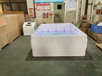 Lit de massage aquatique flottant à gravité zéro en acrylique, fonction musicale, pour spa à domicile, bien-être, bain de flottaison