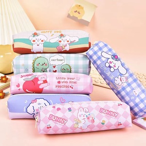 Nieuwe stijl cartoon pennen etui studenten PU grote capaciteit potlood etui groothandel schattig Kawaii lederen potlood etui voor kinderen schrijfwaren - Product Image 1