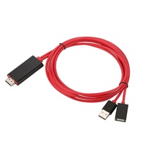 Para android a Cable adaptador HDMI 8pin a conector HDMI y de Audio Digital de 1080P HDTV adaptador para iP 6 7 8 plus