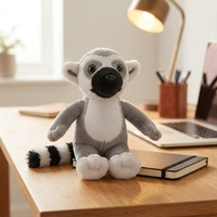 Peluche personnalisée de 25 cm, jouet en peluche lémur, jouet en peluche doux