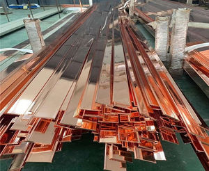 구리 플랫 바 18mm 99.99% 순수 원형 사각 구리 버스 황동 막대 바 - Product Image 4