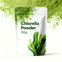 Poudre de spiruline et de chlorelle biologique en gros, personnalisable, extrait de chlorelle, poudre de chlorelle biologique