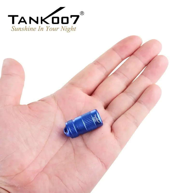 Tank007 công suất cao EDC đèn pin bỏ túi zaklamp không thấm nước mini Keychain đèn pin keychain xách tay mini LED Torch