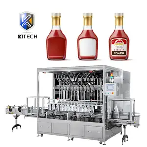 KL 100ml 1L Automatic Cream Shampoo Chili Sauce Tomato Paste Jam Bottle Can Jar Filling Machine