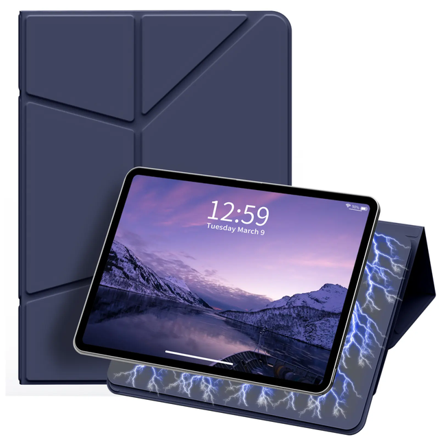 Case for Magnetic 5 Foldable Height Increase Portable Tablet case for Kids for iPad Pro5 11 Inch