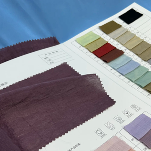 Tissu en lin léger 90g, largeur 150cm, 75% Rayonne 22% Nylon 3% Lin, respirant et texturé, pour robes, rideaux et vêtements pour filles - Product Image 4