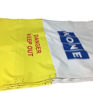 Bandera Publicitaria de PVC Flexible de Alta Calidad NF, Impresión Personalizada, Bandera Promocional para Ferias Comerciales con Asta de Aluminio - Product Image 4