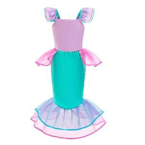 Costume de princesse Ariel pour filles, petite sirène, pour Halloween, Noël, carnaval, fête d'anniversaire, tenue de fête à thème de film télévisé - Product Image 5