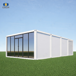 CGCH Casa Container Prefabbricata Impermeabile <span class=keywords><strong>di</strong></span> Alta Qualità con Pareti in Vetro per Glamping, Negozio al Dettaglio, Bar, Caffè, <span class=keywords><strong>Ristorante</strong></span> - Product Image 2