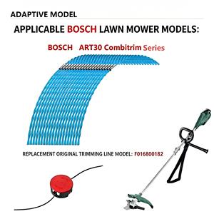 Pièces de rechange pour tondeuse robotisée F016800182, lot de 10, bobine de coupe A6487, fil de coupe robuste GL680 685 690 3,5 mm 31 cm bleu - Product Image 6
