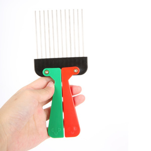 Ensemble de peignes de coiffure Playboy, peignes fourchettes en acier inoxydable pour hommes, outils capillaires durables - Product Image 2