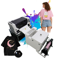 New A3 DTF Printer Full-Automatic Epson XP600 Head Digital T-shirt Printing Machine for Clothes