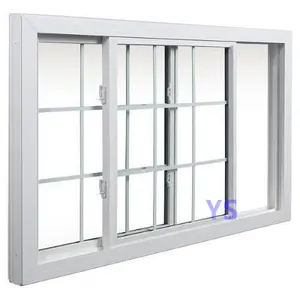Yarshon fenêtre coulissante haute performance fenêtre en verre profilé PVC