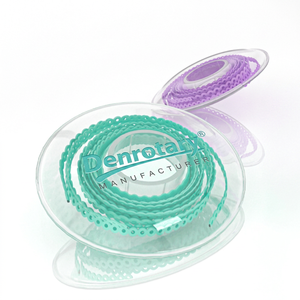 Cadena Elástica Manual Denrotary para Ortodoncia Dental, 52 Colores, Cadena Elástica para Brackets - Product Image 1